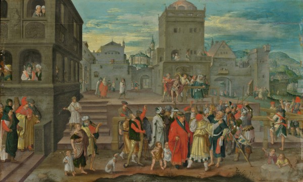 Christ presented to the people by Lucas van Leyden